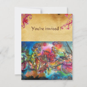 CONVITES CHANSON DE ROLAND/ COMBATE DE KNIGHTS NO TURNO