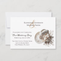 Chapéu branco de vaqueira com casamento de flores