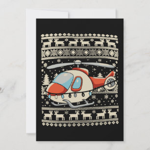 Convites Chapéu de Papai Noel Helicóptero Luzes de Natal Xm