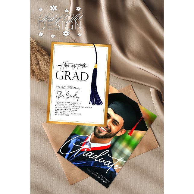 Convites Chapéus Para Formando Foto De Graduação De Tassel  (Criador carregado)