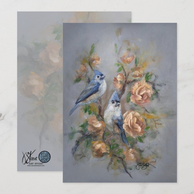 Convites Chapins-de-poupa (Frente/Verso)