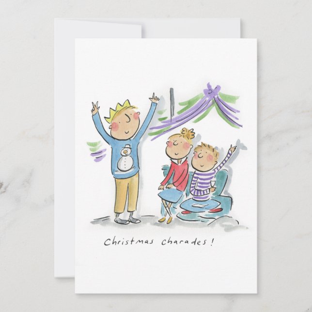 Convites Charadas de Natal (Frente)