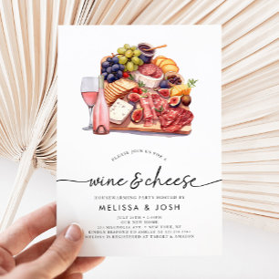 Convites Charcuterie Conselho Wine & Cheese Housearming Par