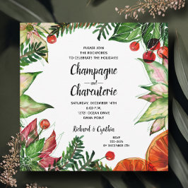 Convites Charcuterie Floral de Natal