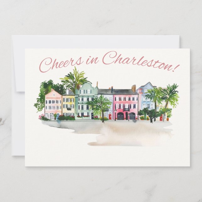 Convites Charleston Carolina do Sul (Frente)