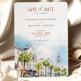 Convites Charleston South Carolina Salve a Data