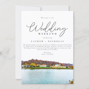 Convites Charleston West Virginia Wedding Welcome Itinerary