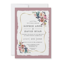 Charm Dusty Blue Flowers Misty Rosa Dourado Casame