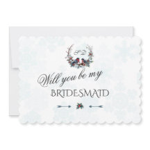 Charm Winter Wreath Você Será A Minha Porta-Malas