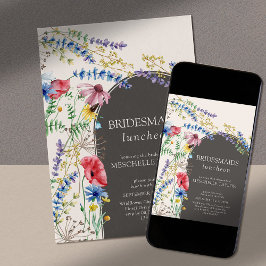 Convites Charme Floral Bridesmaids Luncheids