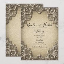 Charme Sulista Vintage Elegante de Noiva em Lona c