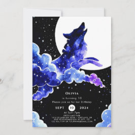 Convites Charming Howling Wolf Birthday