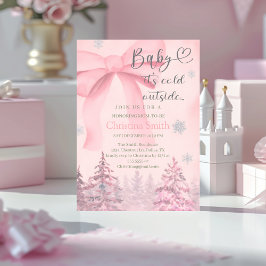 Convites Charming Snowflake Baby Shower for Your Baby Girl