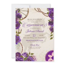 Charro Purple Rosa Western Raner Quinceanera