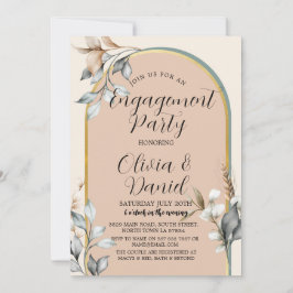 Convites Chás Casais festas de noivado Neutros românticos