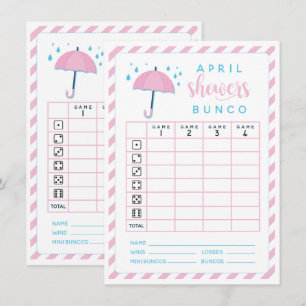 Convites Chás de abril duplo
