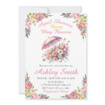 Chás de abril trazem Chá de fraldas de flores