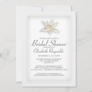 Convites Chás de panela brancos