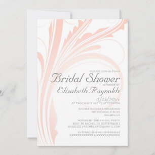 Convites Chás de panela elegantes do Flourish