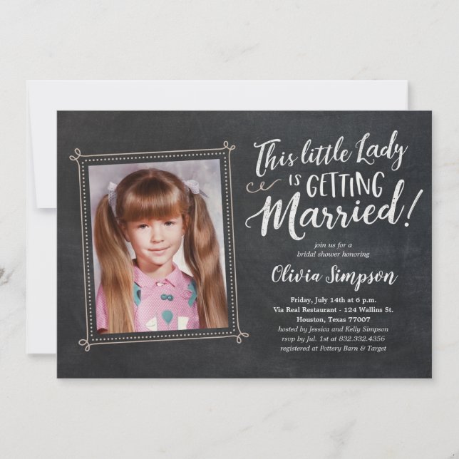 Convites Chás de panela engraçados da foto velha (Frente)