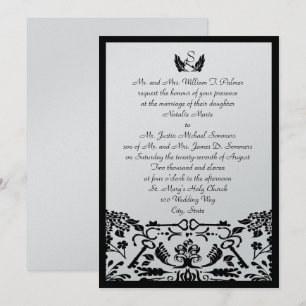 Convites Chave para Meu Coração/Casamento