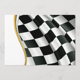 Convites Checkered da bandeira