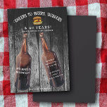 Convites Cheers Beers Burgers 40th Beer Birthday Party<br><div class="desc">A watercolor beer bottle and burgers illustration design. A retro look beer themed design perfect for adult buger and beer birthday parties. An ideal illustration for anyone who loves beer,  burgers,  brewery themes,  BBQ's,  summer parties and beer alcohol drinks.</div>