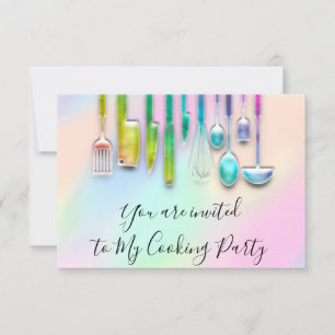 Convites Chef de Cozinha de Festa de Cozinha de Restaurante