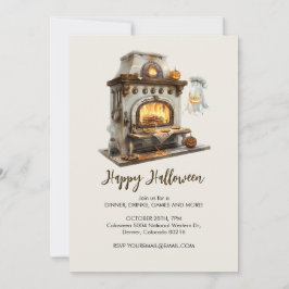 Convites Chef Fantasma Spooky com Loja Antica, Halloween