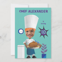 Convites Chefe de cozinha em Buraco 🎉 Cozinha Engraçado An