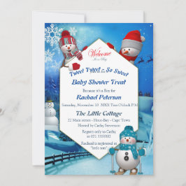 Convites Chegada do Baby Boy de Natal