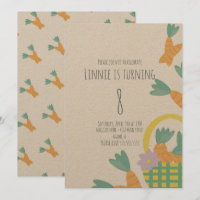 Cheio de páscoa do carrinho de aniversário Kraft