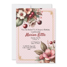 Cherry Blossom Floral Birday