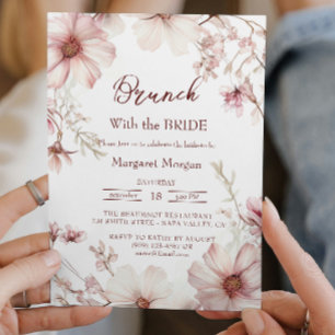 Convites Cherry Blossom Rosa E White Brunch Com Noiva