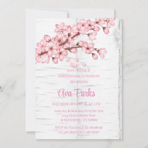 Convites Cherry Blossom Tree Latido Bridesmaids Luncheids