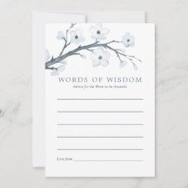 Convites Cherry Blossoms - Chá de fraldas de Conselhos para