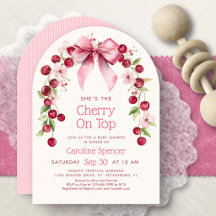Cherry On Top Arco de Chuveirinho de Bebê