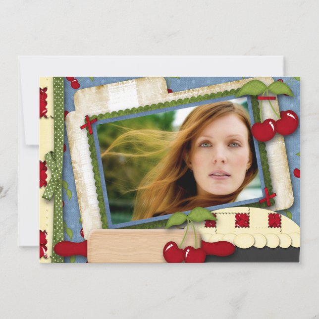 Convites Cherry Pie (Frente)