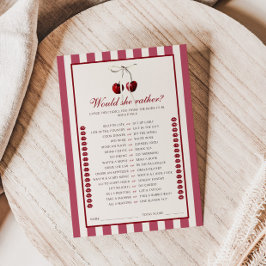 Convites Cherry Strike Chá de panela Ela Quer Preferencialm