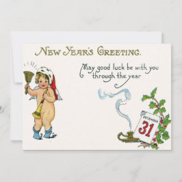 Convites Cherub Angel Holly Calendar Bell Horn