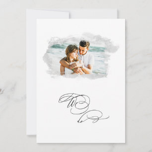 Convites *~* Cherub Banner FOTO AR6 RSVP + QR Casamento