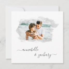 Convites *~* Cherub Banner QR FOTO AR6 RSVP Casamento Invit