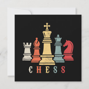Convites Chess Lover Presente do Xadrez Set Checkmate