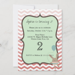 Convites Chevron Bunny