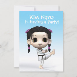 Convites Chibi Taekwondo