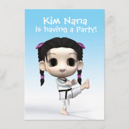 Convites Chibi Taekwondo