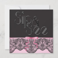 Chic Black Lace e Pink Sip e Veja