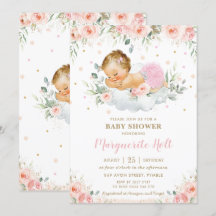 Chic Blush Floral Sweet Dormindo Chá