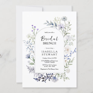 Convites Chic Botanical Watercolor Bridal Bridal Brunch