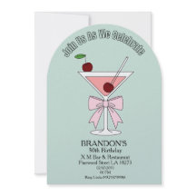 Chic Cocktail Adult Birthday Party 